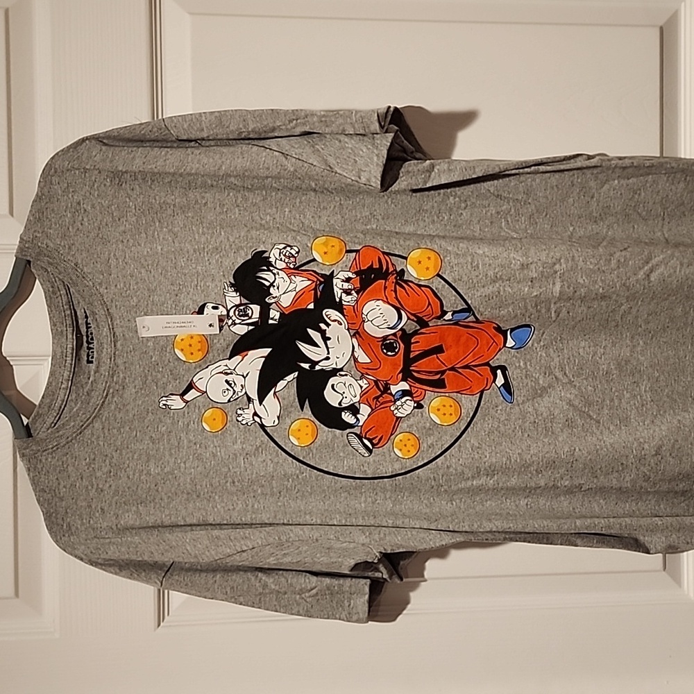 DragonballZ. XL tshirt:  gray